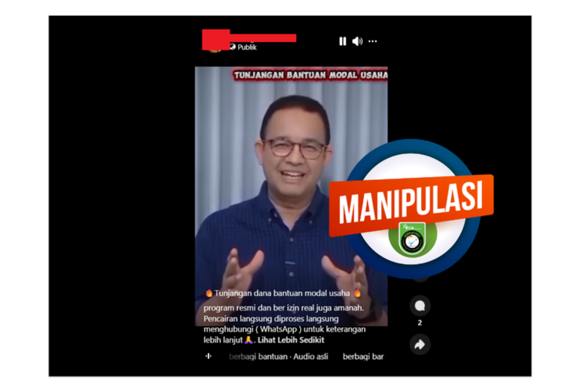 INFOGRAFIK: Muncul Hoaks Anies Baswedan Berikan Bantuan Modal Usaha