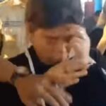 Diduga Copet Ponsel, Wanita Diarak Keliling Tanah Abang Pakai Kalung “Saya Copet”