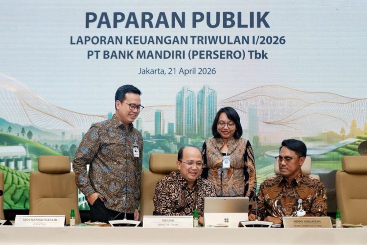 Bank Mandiri Catat Laba Rp 15,4 Triliun di Kuartal I-2026, Kukuhkan Peran sebagai Mitra Strategis Pemerintah
